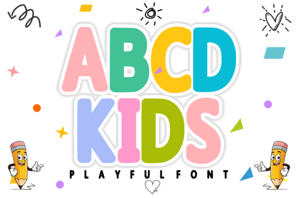 ABCD Kids: The Playful Font for Creative Projects