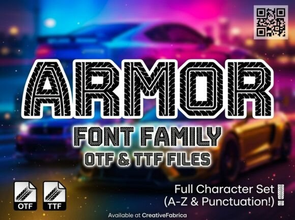 Armor: The Ultimate Tough and Tactical Display Typeface