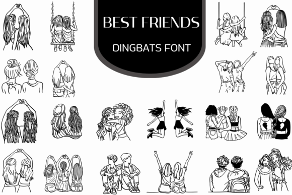 Celebrate Connection: The Best Friends Typeface