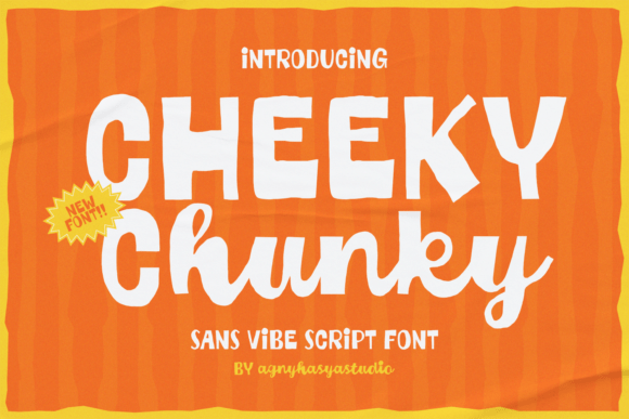 Cheeky Chunky: Playful Font Duo for Bold Branding