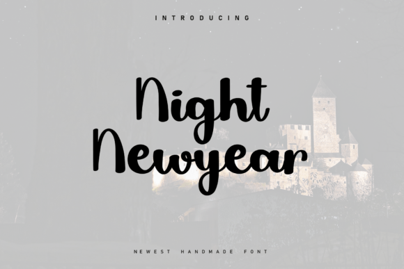 Discover Night Newyear: A Relaxed Handwritten Font