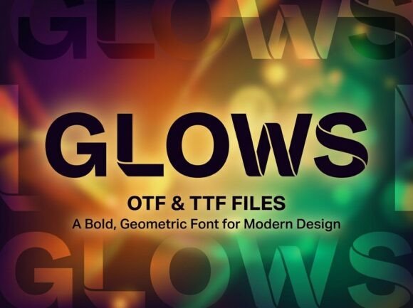 Glows: A Striking Decorative Display Typeface