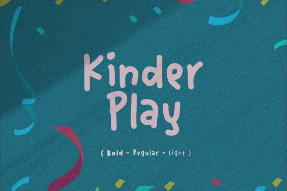 Kinder Play: A Whimsical Hand-Drawn Typeface for Creative Charm