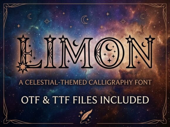 Limon: A Celestial Display Serif for Majestic Designs