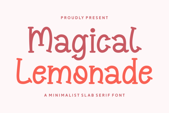 Magical Lemonade: A Charming Slab Serif Font