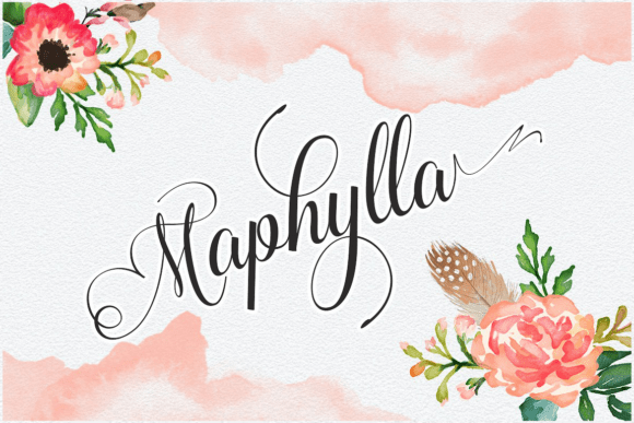 Maphylla: The Elegant Calligraphy Typeface for Refined Designs