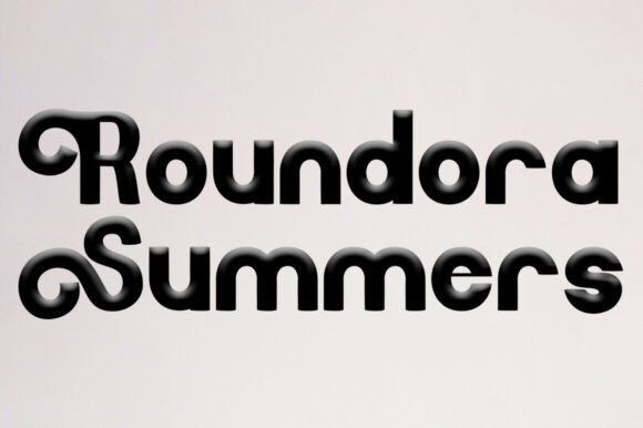Roundora Summers: A Playful Font for Modern Creativity