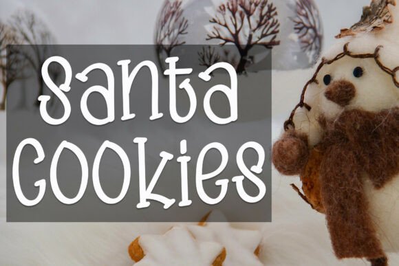 Santa Cookies: A Unique and Elegant Font for Your Projects