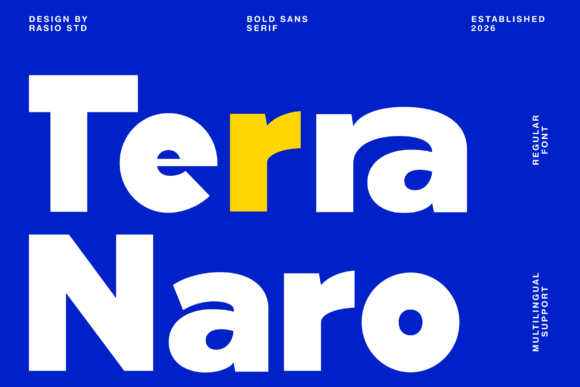 Terra Naro: Bold Sans Serif for Modern Design
